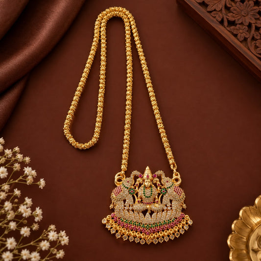 Lakshmi & Elephant Dollar Chain